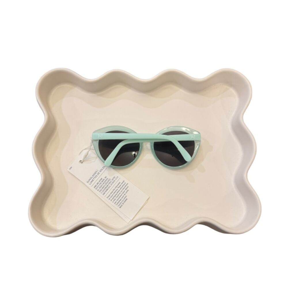 Janie and Jack Cat-Eye Mint Frame Tinted Sunglasses 0-2Y - Picture 4 of 4
